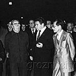 Встреча Л. И. Брежнева на вокзале г. Грозного.